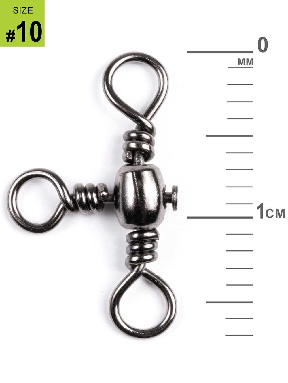 Вертлюги трехстор. LJ Pro Series CROSSLINE SWIVEL 010 10шт.