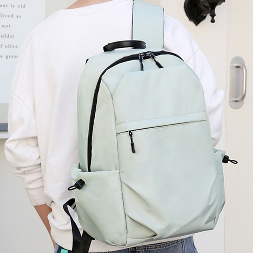 BANYANU Oxford Backpack Unisex Black/Gray/Green