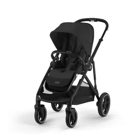 Коляска для двойни 2 в 1 Cybex Gazelle S (Moon black)