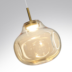 5097/4L PENDANT ODL25 363 античн.бронза/янтарный/металл/стекло Подвес LED 4W 4000K 388Лм VASO