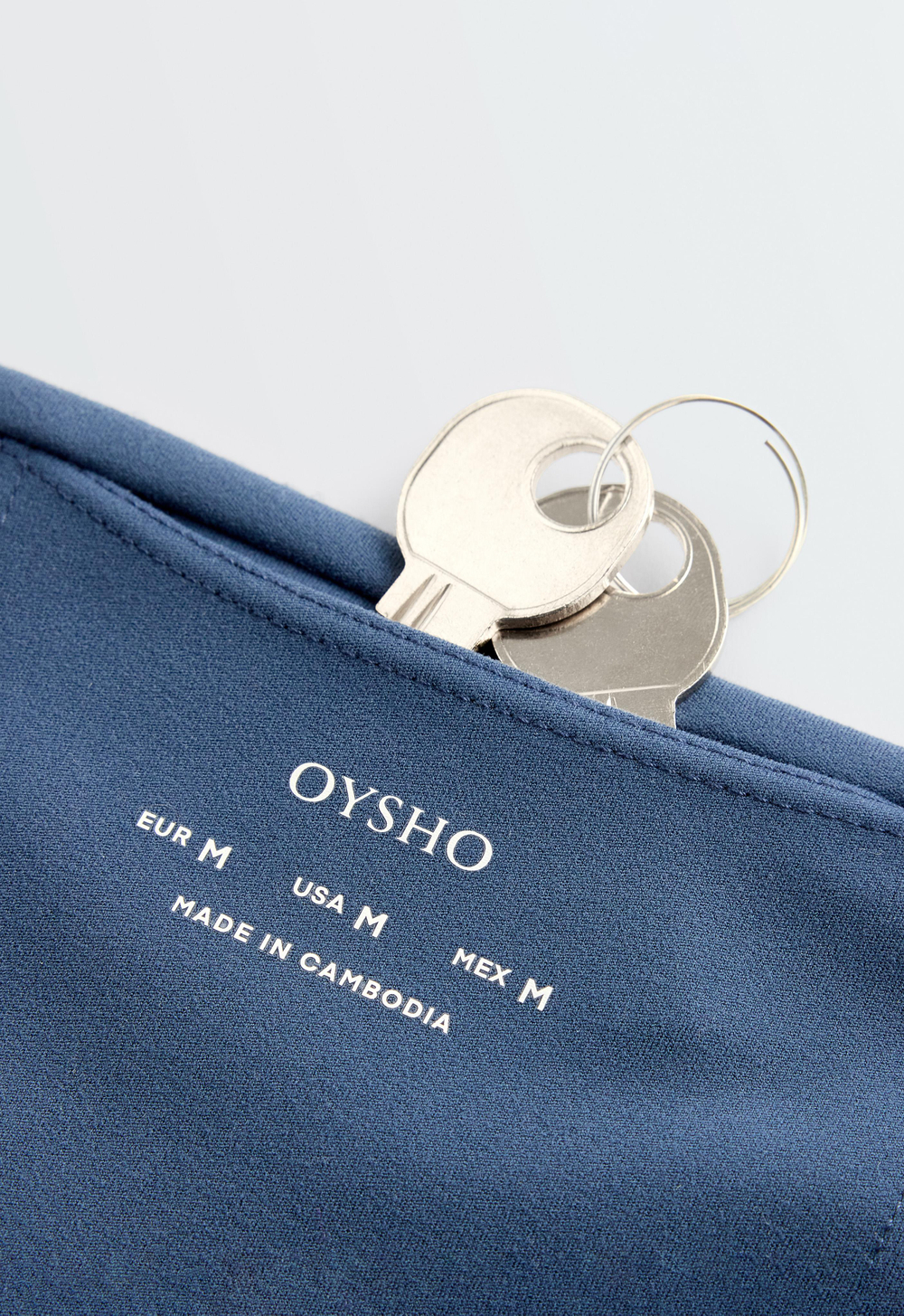 OYSHO Легинсы Comfortlux длиной до щиколотки с высокой посадкой, серо-синий