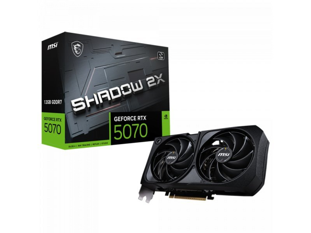 Видеокарта MSI Nvidia GeForce RTX 5070 SHADOW [RTX 5070 12G SHADOW 2X]