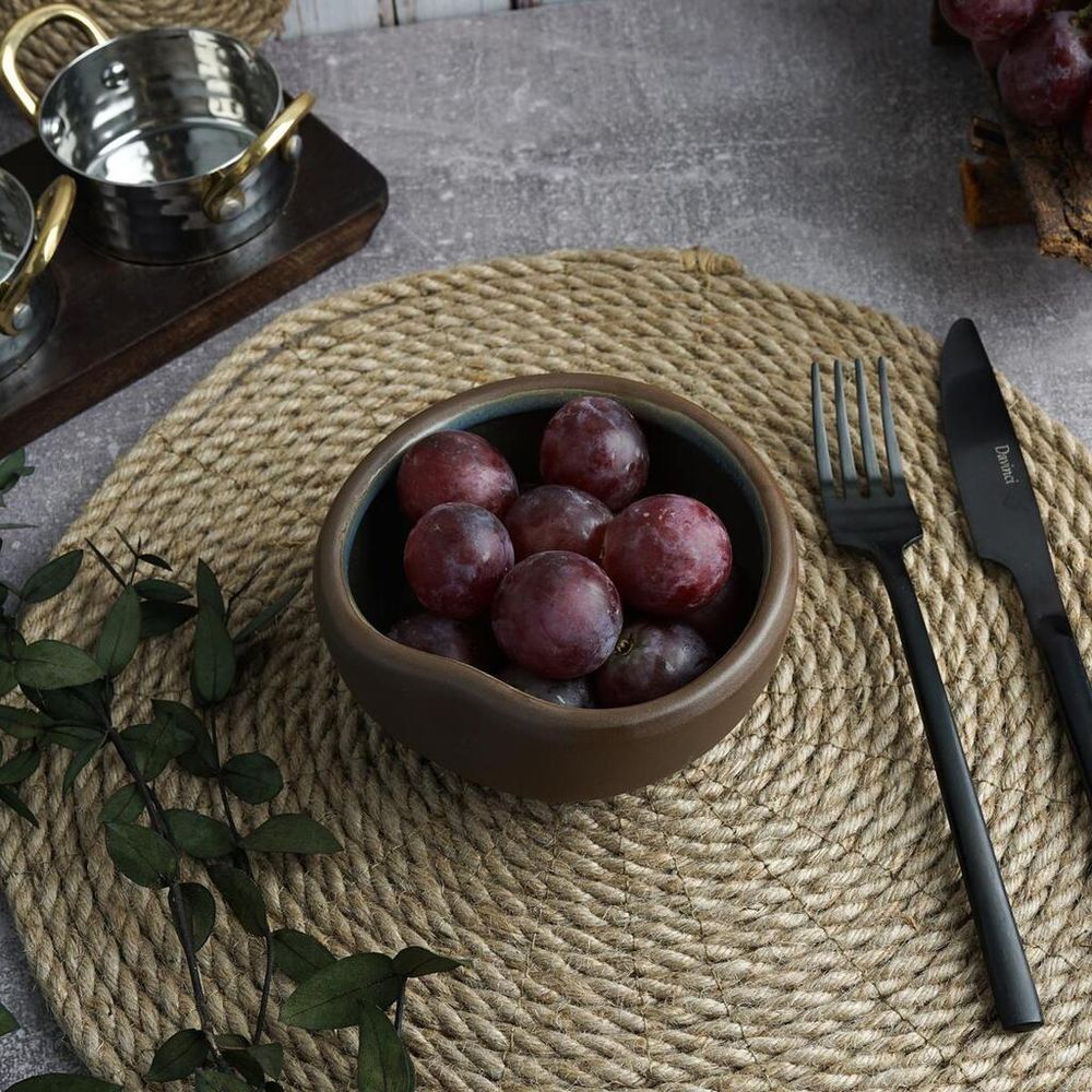 Салатник 210 мл 11,5*10,7 см h5,1 cм емкость для закусок Village Purple New Brown Taiga P.L. [6]