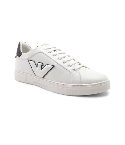 Кожаные кроссовки Emporio Armani - белый(X4X598 XN633)