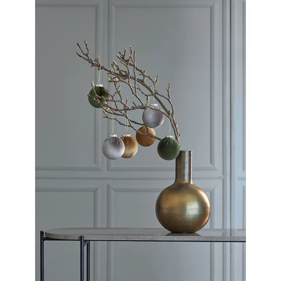 Набор ёлочных украшений velvet christmas из коллекции new year essential, 6 шт.