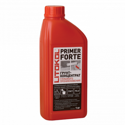 Грунтовка PRIMER FORTE 1 кг, Litokol