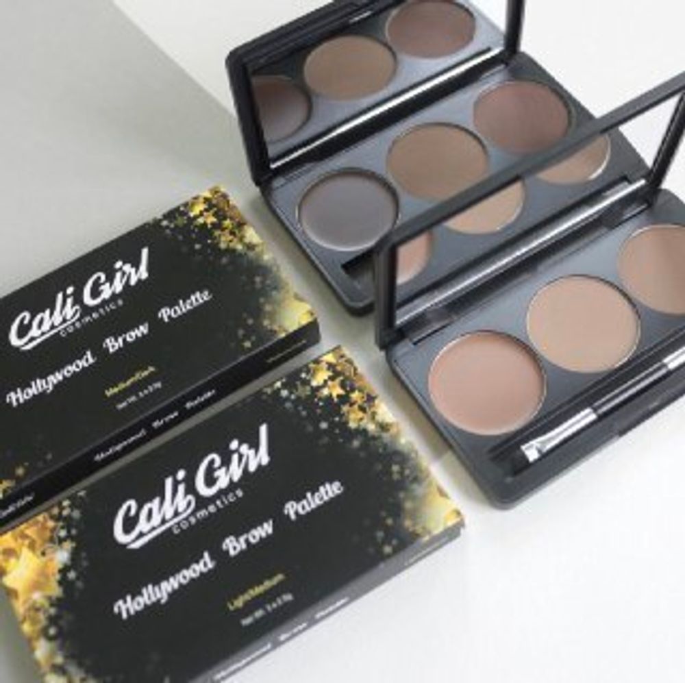 Палетка для бровей Cali Girl Hollywood Brow Palette - medium / dark