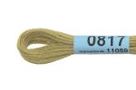 Мулине Gamma 100% хлопок, цв.0817 св.оливковый, 24 мотка по 8 метров