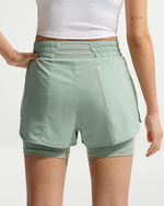 Nike One Женские шорты Dri-FIT с высокой талией, 8 см, 2 в 1 - NIKE