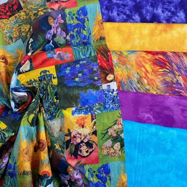 ШЕДЕВРЫ 100% , хлопок Handmade Fabrics 12