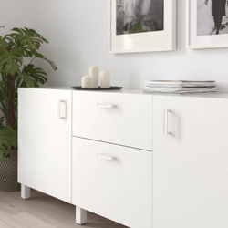 IKEA GUBBARP (ИКЕА ГУББАРП) — Ручка, белая, 116 мм, фото 3
