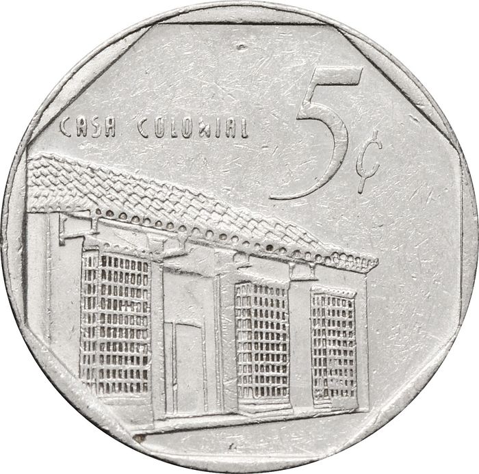 5 сентаво 1994-2018 Куба