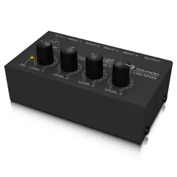 Behringer MX400 - микшер,4-канальный линейный, сверхкомпактный
