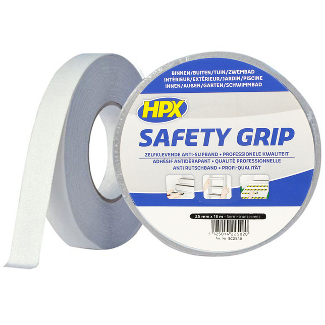 Лента безопасности SAFETY GRIP 25мм х 18м белая
