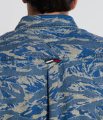 Рубашка TIGER CAMO Tommy Jeans - голубой(DM0DM17247)