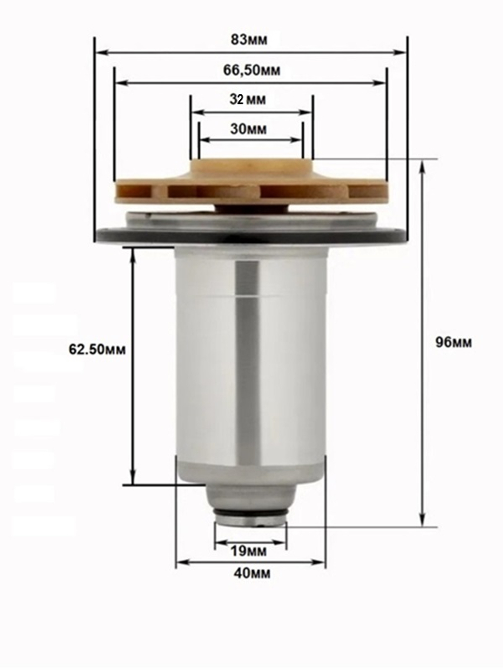 Ротор насоса (GRUNDFOS UPSO 15-50) для BUDERUS Logamax U022-24K/U024-24K (арт. 87161431160-5)