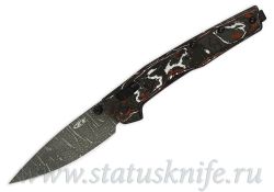 Нож Zero Tolerance Red White CF Vegas Forge Damascus 0117VFDAMфотография - 1