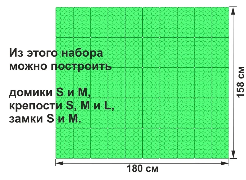 Набор для детского сада 7,5" 4-5 лет 180x158 см
