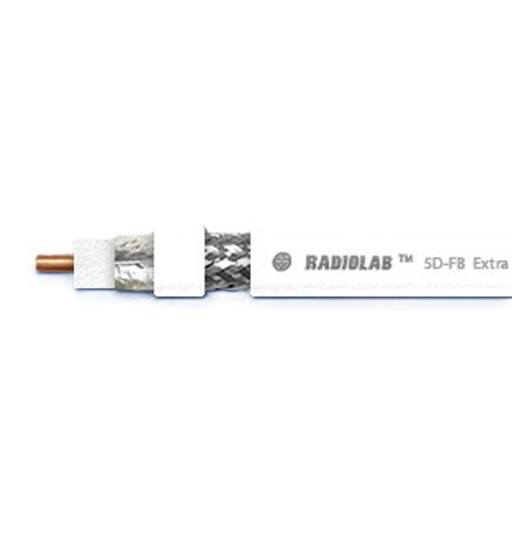 Коаксиальный кабель RADIOLAB 5D-FB PVC (white)