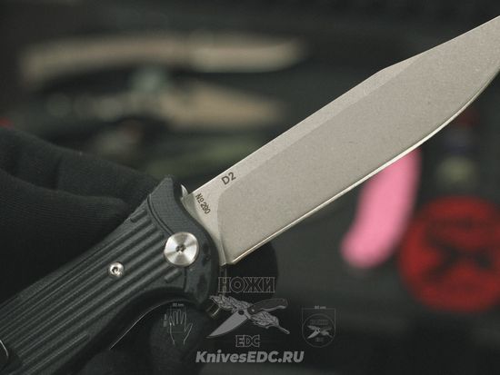 Складной нож Reptilian-НР c клинком из стали D2, рукоять G10