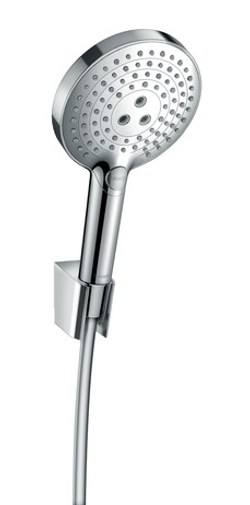 Душевой гарнитур Hansgrohe Raindance Select S 120 3jet с держателем и шлангом 26721000