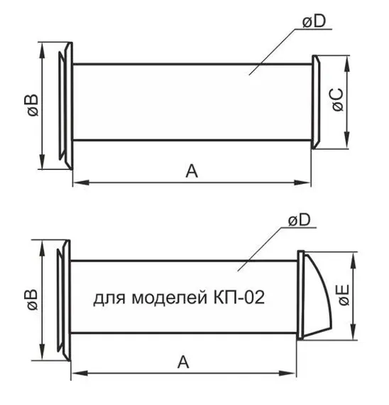 Приточный клапан ERA 12,5КП1-05 d125