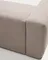 Угловой диван Blok бежевого цвета из синели, 5 мест, 320 x 320 см