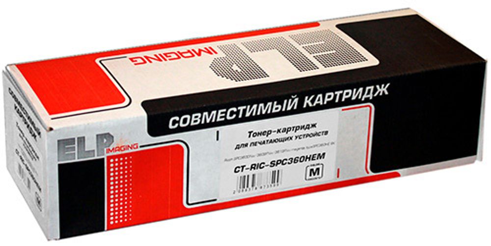 Тонер-картридж ELP, аналог Ricoh type SPC360HE для SPC360DNw/360SFNw/361SFNw magenta, 6K