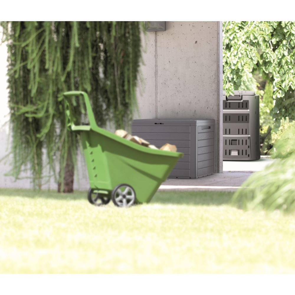 Пластиковый сундук Prosperplast Woodebox 140 л wenge