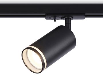 Трековый однофазный светильник со сменной лампой 1*GU10 GL5202 BK чёрный Track System Ambrella