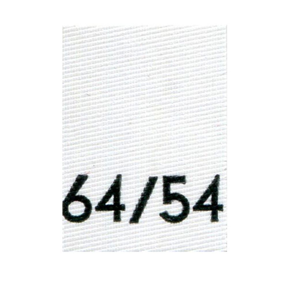 Этикетка для одежды (обхват груди / талии) размер "64/54", 15х20 мм, MN 1цв., 100 шт