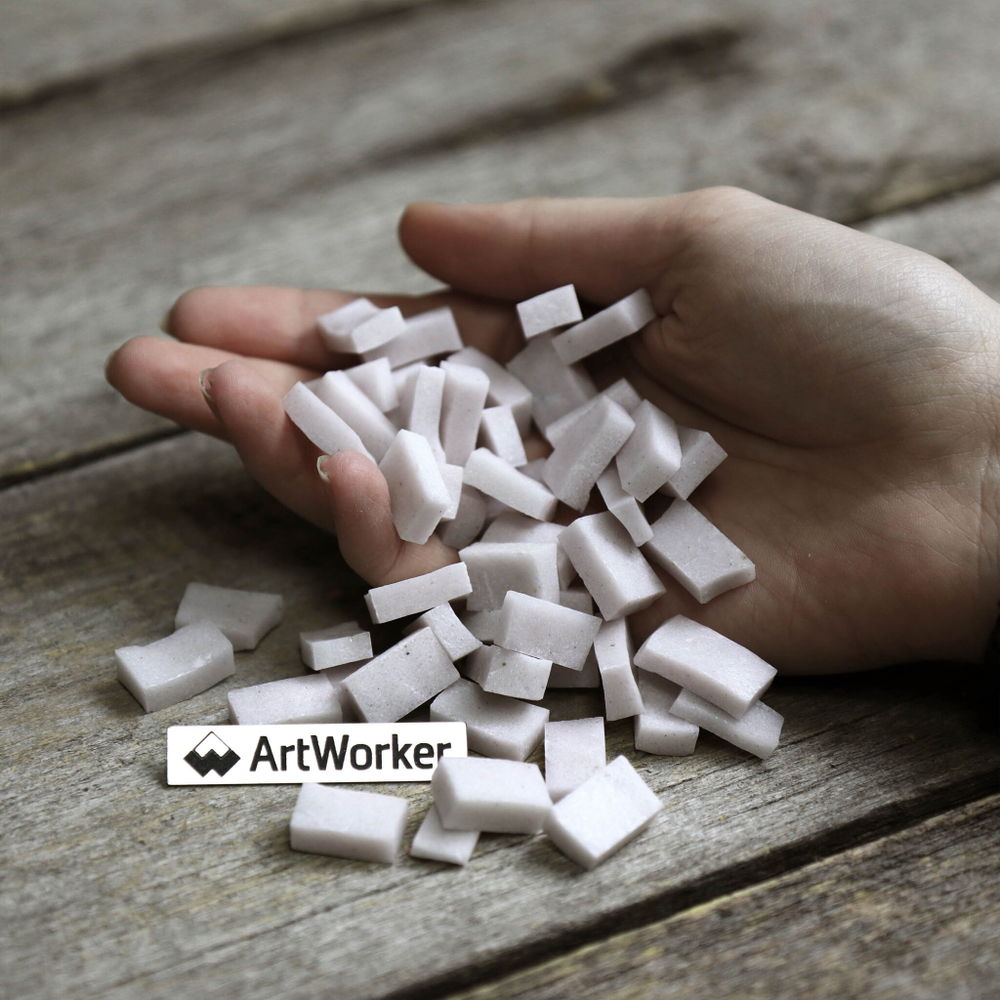 Упаковка с белой смальтой SM08, 200 г | ArtWorker