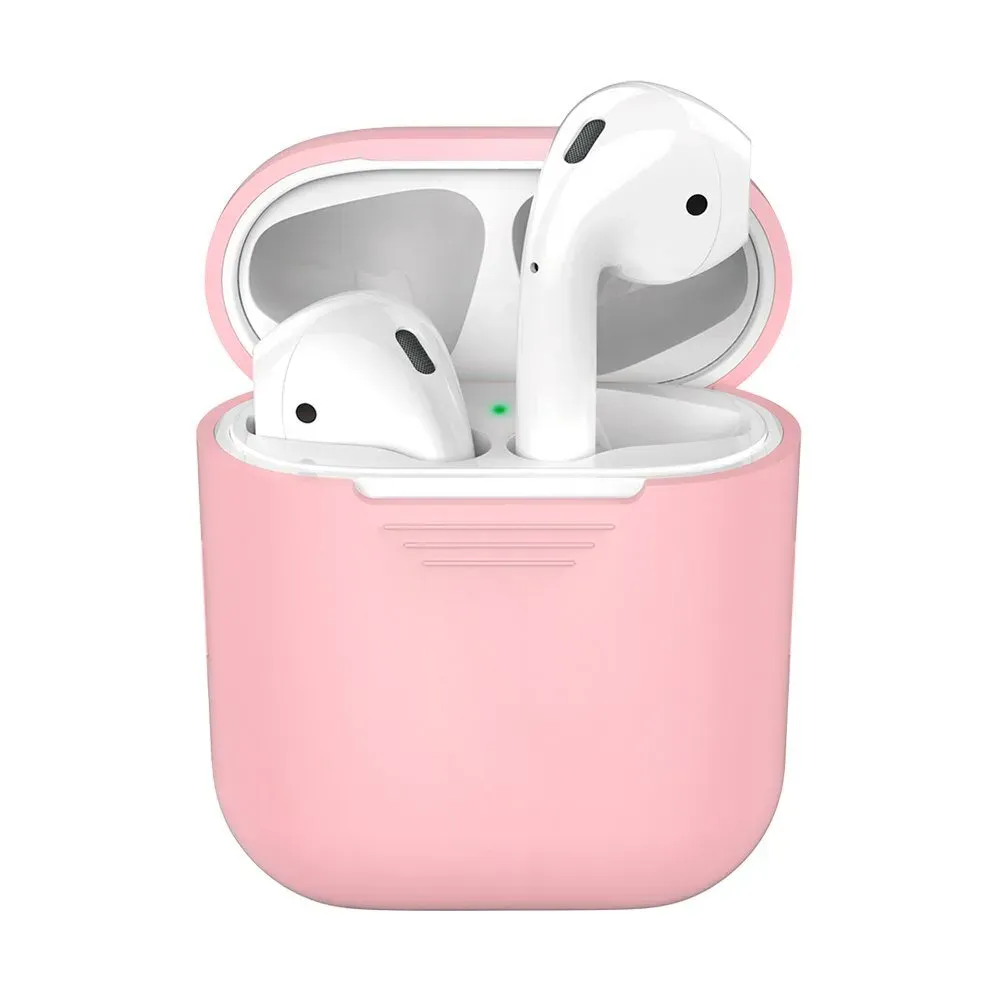 Чехол для наушников Apple AirPods 1 / 2, Pink (Розовый)