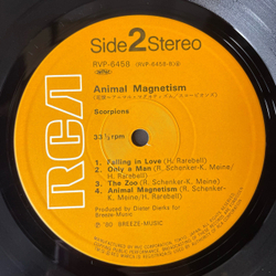 Винтажная виниловая пластинка LP Scorpions Animal Magnetism (Япония 1980) (Оби)