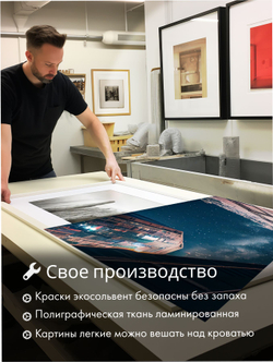 Картина Тихая Венеция модульная 50x70см 3шт.
