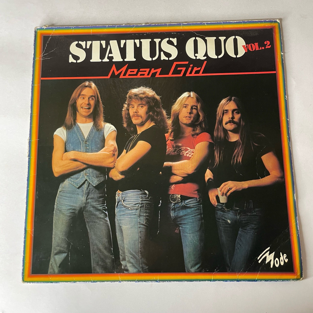 Винтажная виниловая пластинка LP Status Quo Vol.2 Mean Girl (Франция 1979)