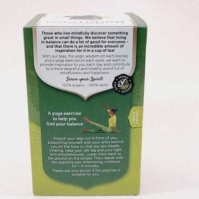 Чай зеленый Yogi Tea "Matcha Lemon" аювердическая смесь с лимоном 17 пакетиков 30.6 г (из Финляндии)