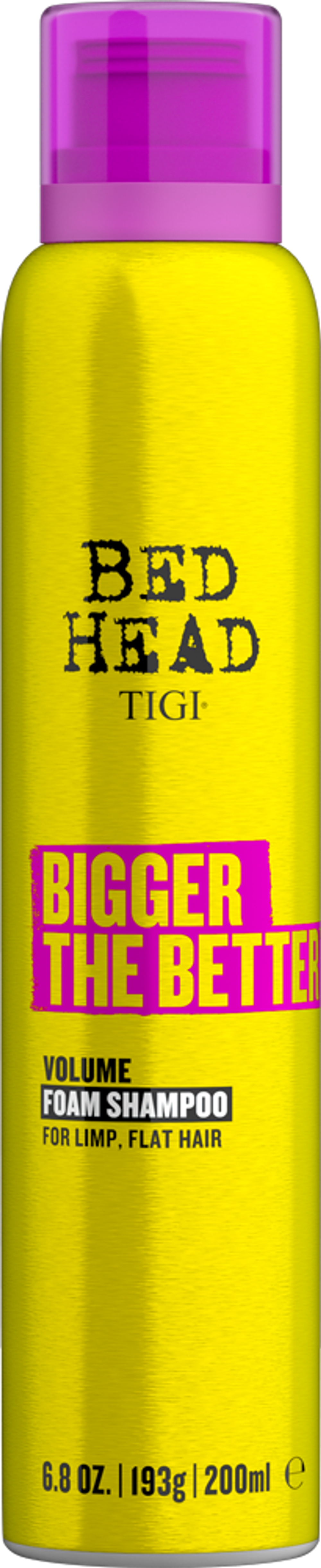 Шампунь-мусс для объема волос TIGI Bed Head Bigger The Better Volume Foam Shampoo 200 мл