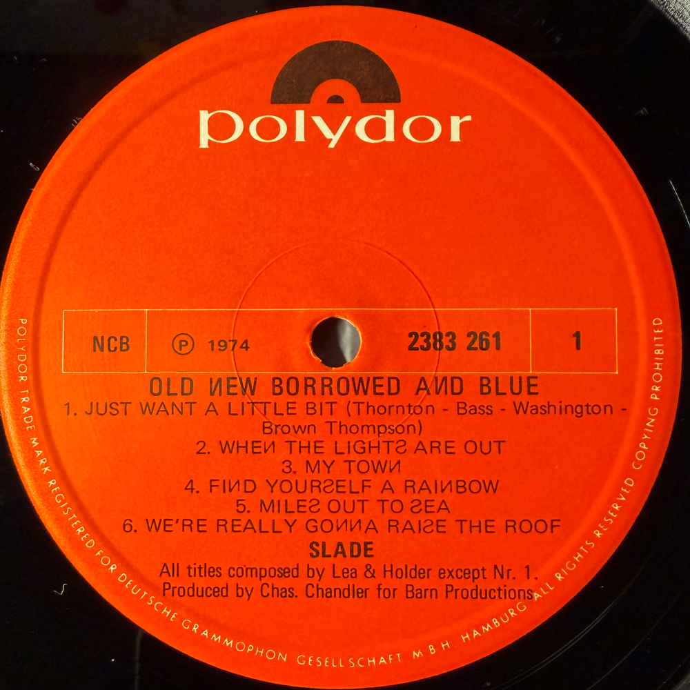 Slade - Old New Borrowed And Blue (Скандинавия 1974г.)