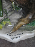 Статуэтка. Фарфор. Тихий страж двора. Capodimonte. Италия