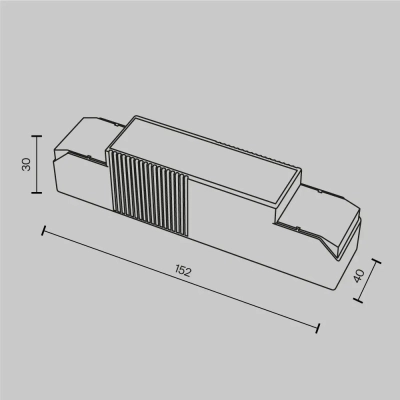 Источник питания TRIAC 22-28Вт IP20, PSL-TR40-550-700mA. TM Maytoni