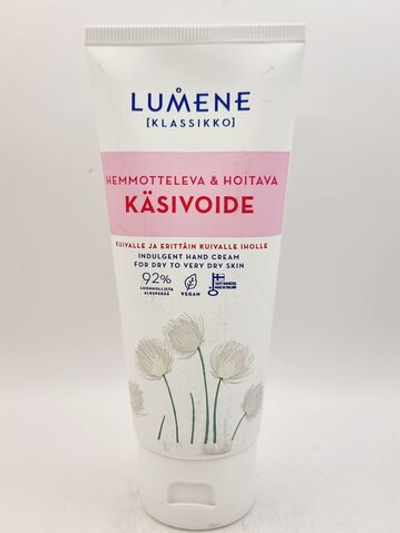 Крем для рук Lumene KLASSIKKO питательный с растительными экстрактами и витамином Е, 100 мл (Из Финляндии)