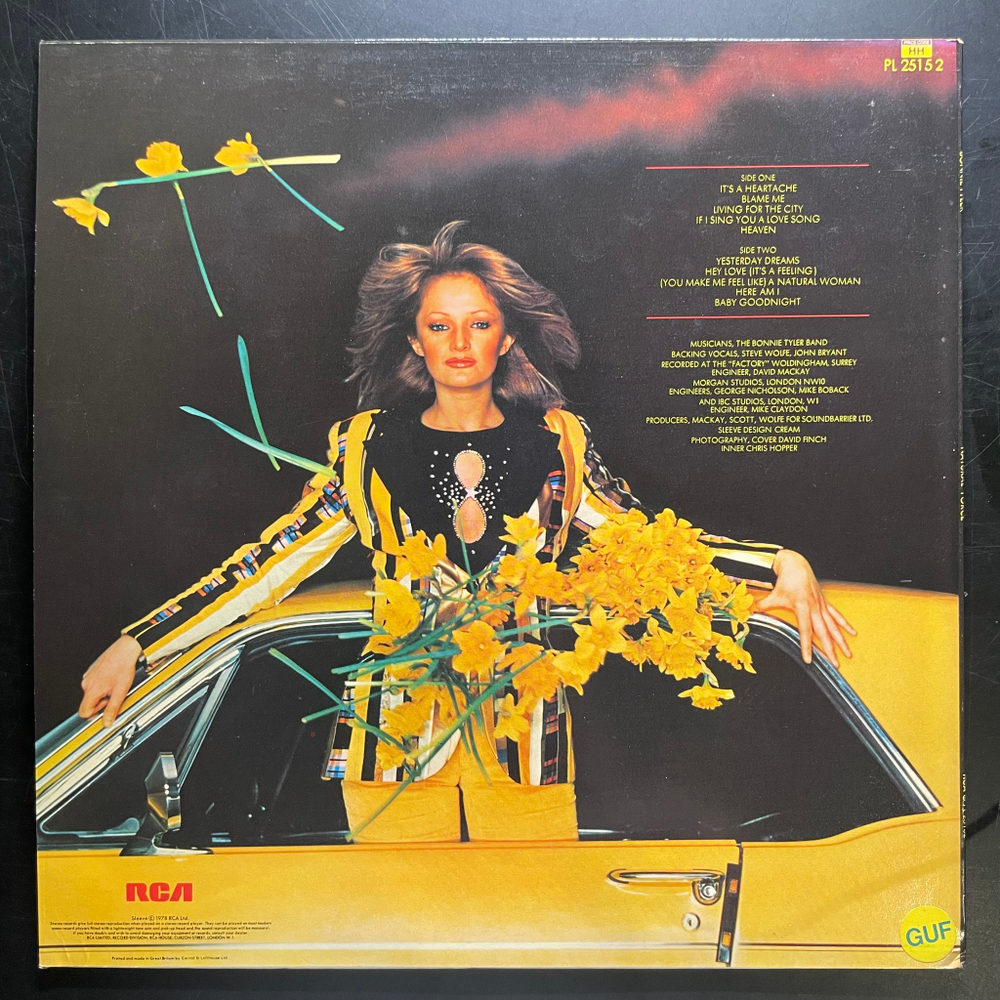 Bonnie Tyler ‎– Natural Force (Англия 1978г.)