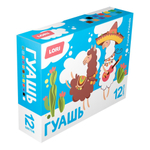 Гуашь 12 цветов по 15 мл. "Funny friends" (Lori)