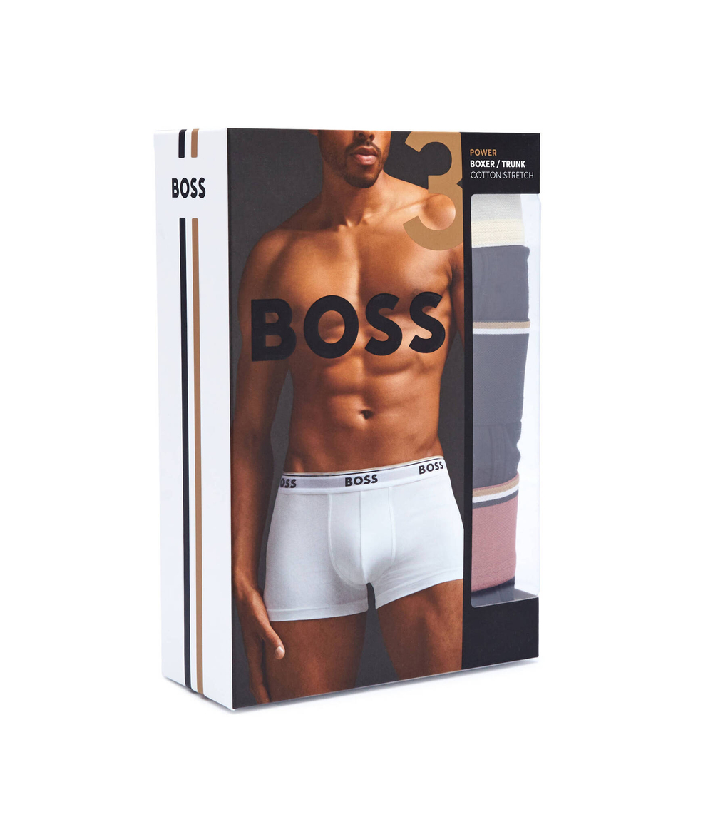 Трусики-боксеры 3шт. BOSS BLACK - черный(50517827)