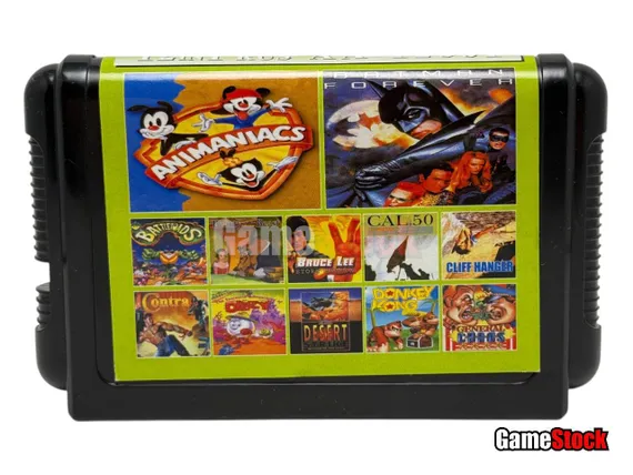 Картридж 16-Bit - 12в1 ANIMANIACS/BEAUTY &amp; BEAST/CAL .50/DONKEY +