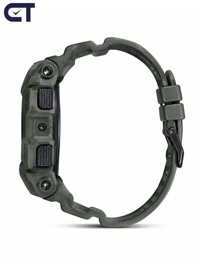 CASIO GD-010-3DR G-SHOCK мужские наручные часы — зелёная цифровая G-SHOCK с 10-летней батареей