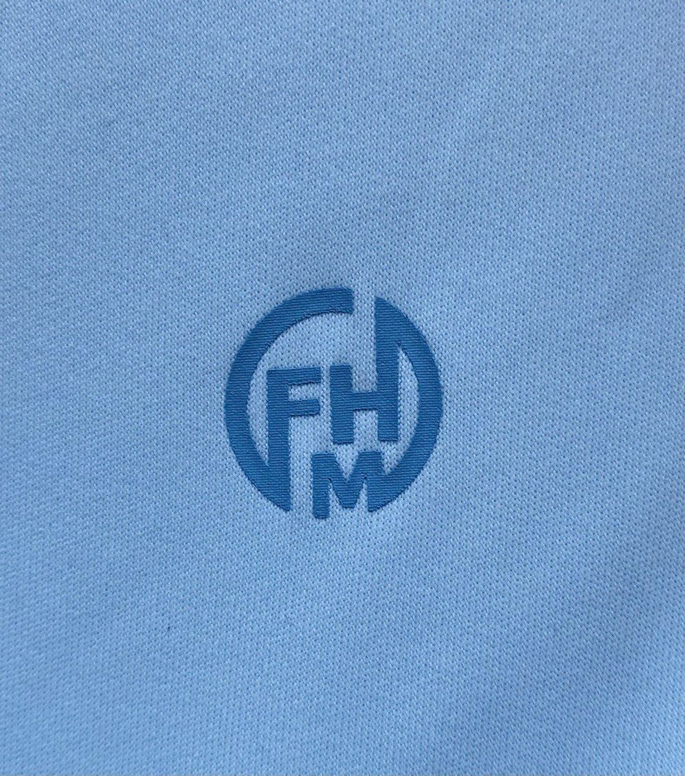 Солнцезащитная футболка с рукавами Mark FHM голубая