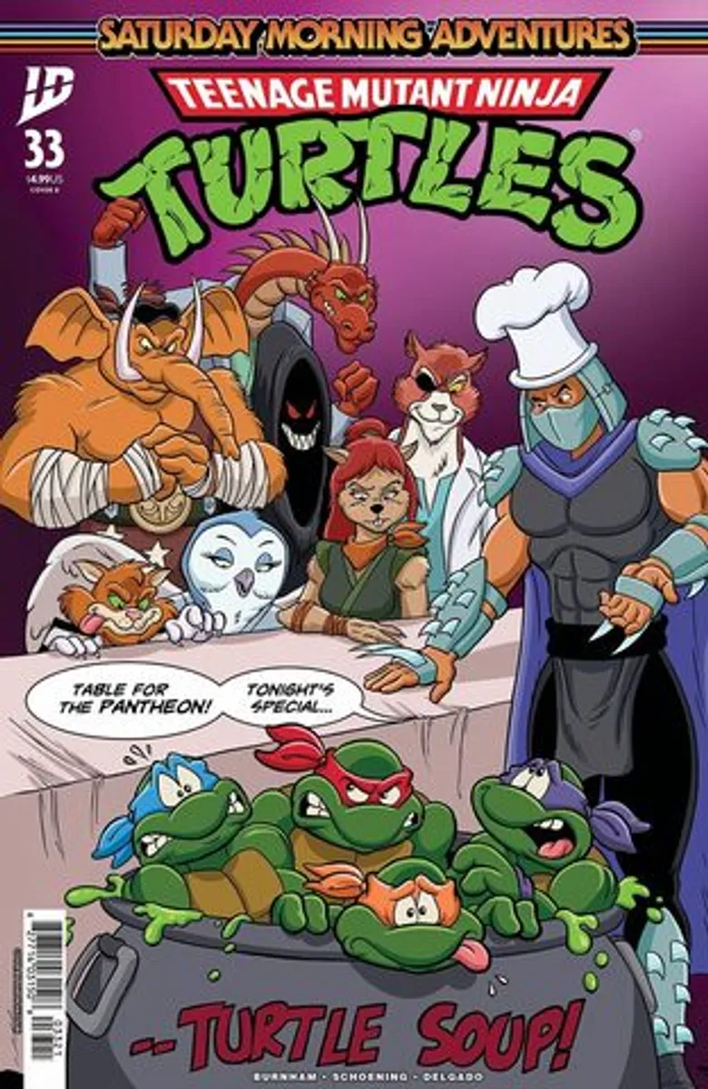 Teenage Mutant Ninja Turtles Saturday Morning Adventures Continued #33 (Cover B)