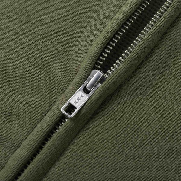 Худи Zip HTF темно-зеленый - фото 6